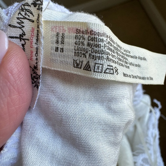 NWT Free People She’s Got It Dress in White $88 Retail - Picture 9 of 11